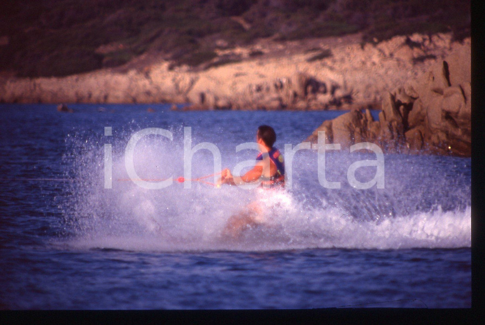 35mm vintage slide*1992 LISCIA DI VACCA - Todd McKEE durante sci nautico 1