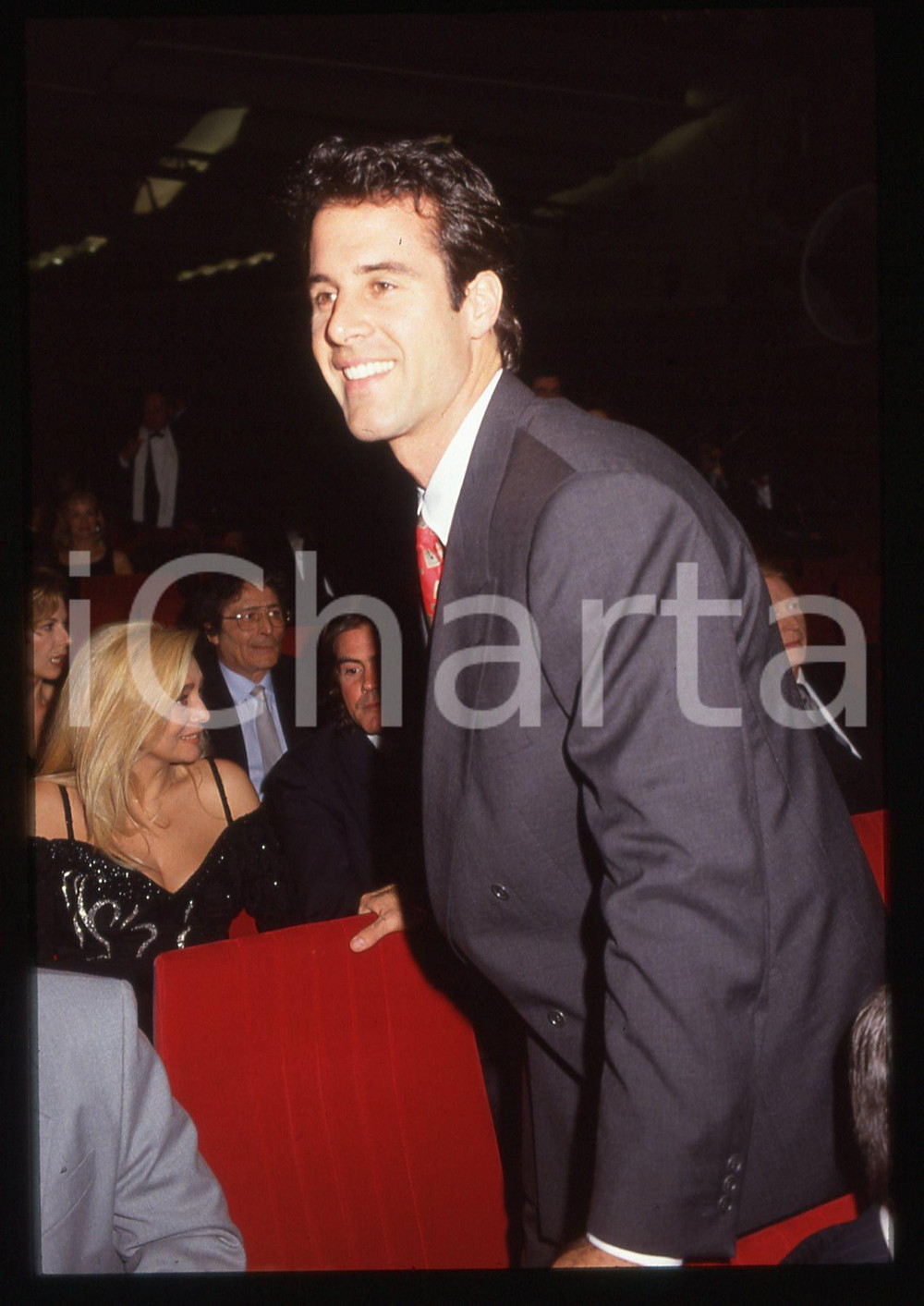 35mm vintage slide*1991ca TEATRO NAZIONALE Todd McKEE alla NOTTE DEI TELEGATTI 1