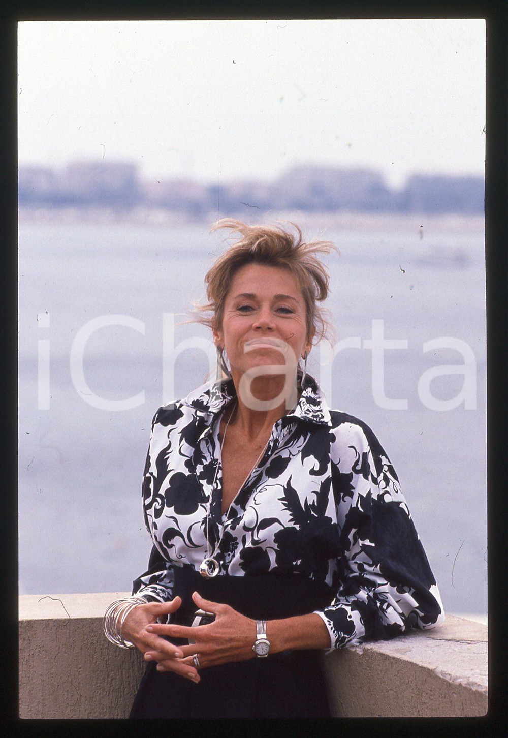 35mm vintage slide* 1989 FESTIVAL CANNES - Jane FONDA - Ritratto dell'attrice 5