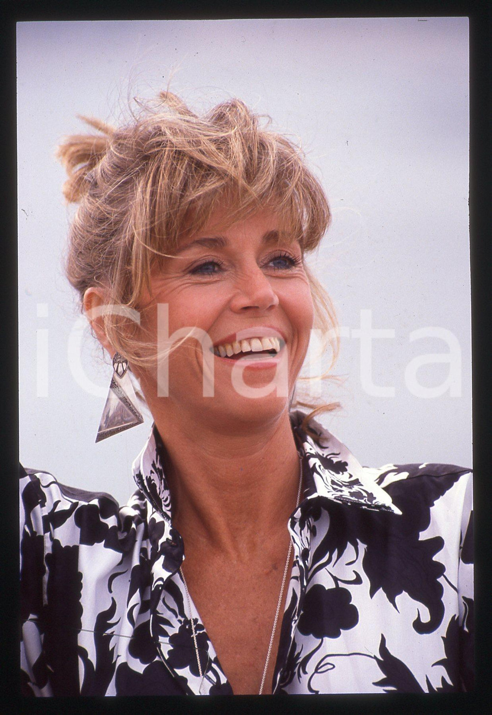 35mm vintage slide* 1989 FESTIVAL CANNES - Jane FONDA - Ritratto dell'attrice 8