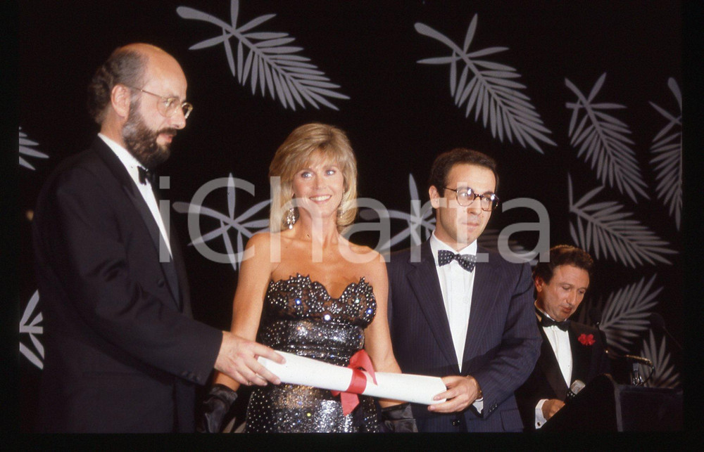 35mm vintage slide* 1989 FESTIVAL DI CANNES - Giuseppe TORNATORE Bertrand BLIER 