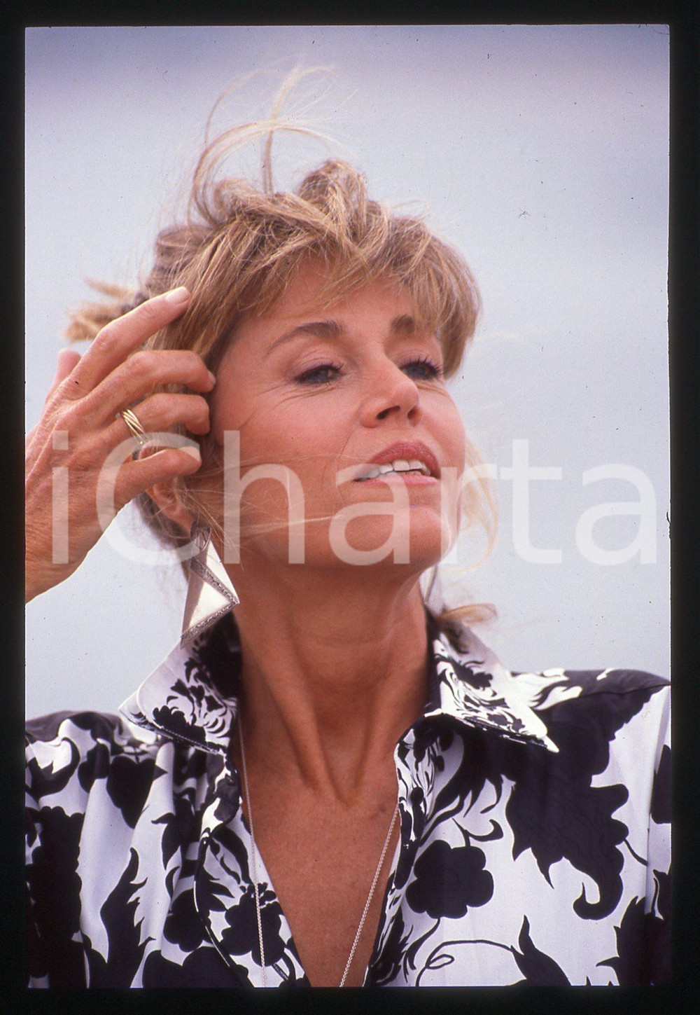 35mm vintage slide* 1989 FESTIVAL CANNES - Jane FONDA - Ritratto dell'attrice 34