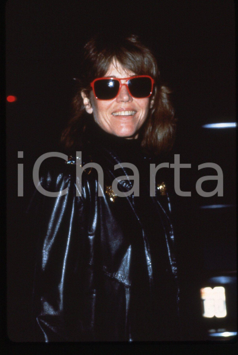 35mm vintage slide* 1980 ca COSTUME - Jane FONDA - Ritratto dell'attrice