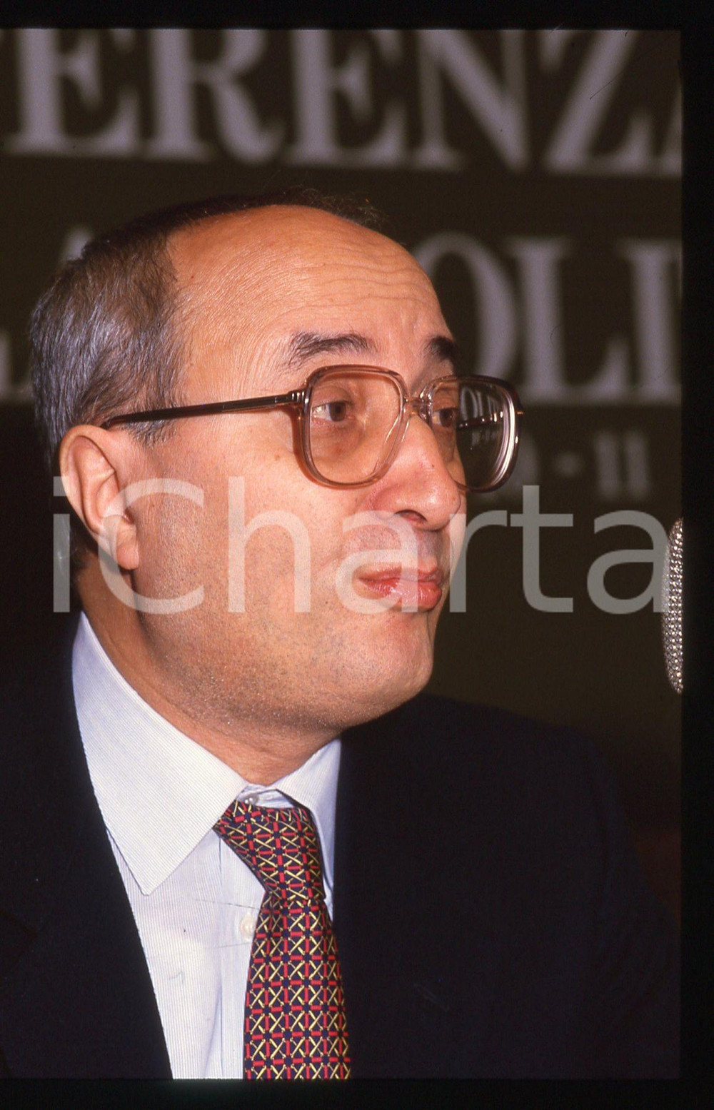 35mm vintage slide* 1988 Enrico DE MITA Conferenza Politica Fiscale (3)