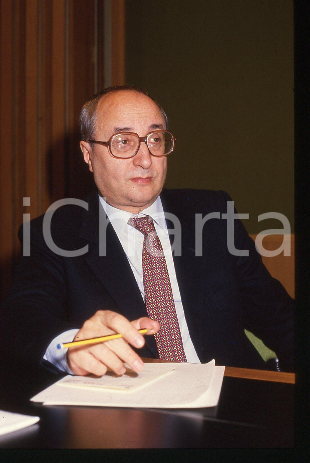 35mm vintage slide* 1988 Enrico DE MITA Conferenza Politica Fiscale (7)