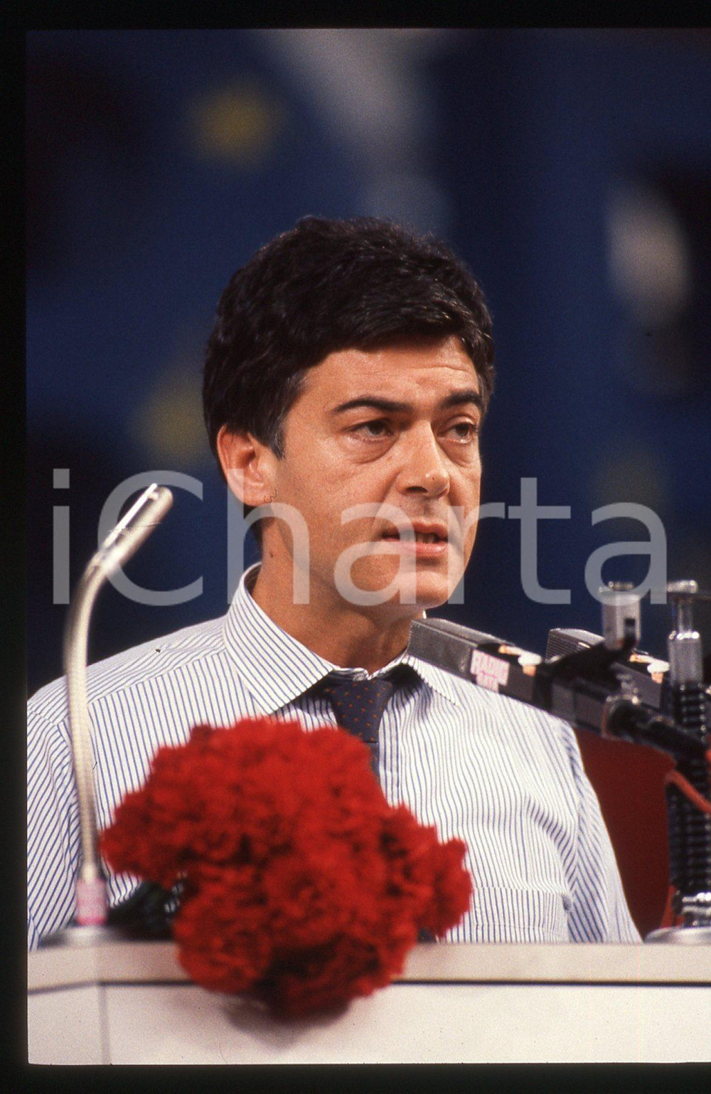 35mm vintage slide* 1989 MILANO Claudio MARTELLI Congresso PSI Ansaldo (5)