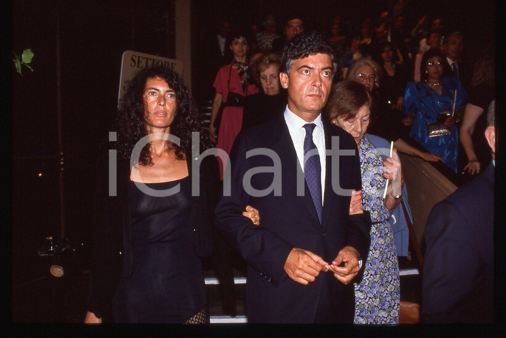 35mm vintage slide* 1990 ROMA Claudio MARTELLI Rosy GRECO (5)