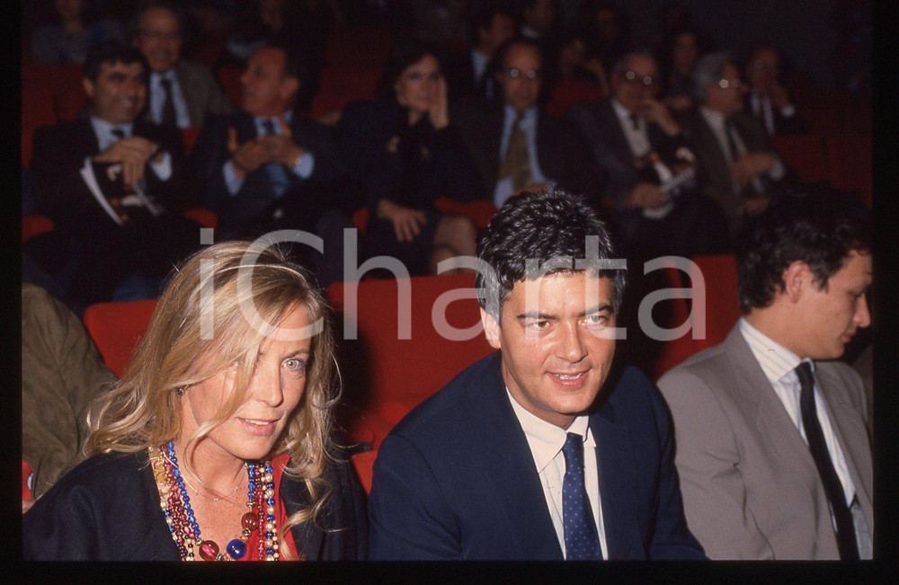 35mm vintage slide* 1987 ca Claudio MARTELLI Ludovica BARASSI (1)