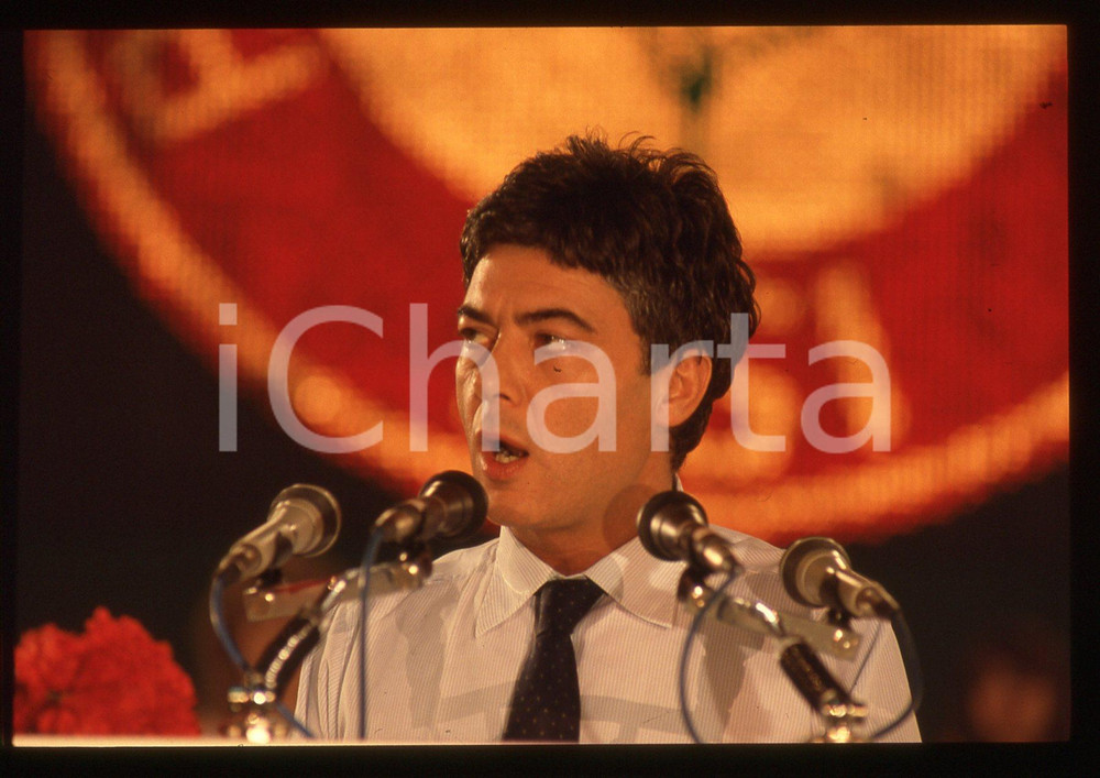 35mm vintage slide* 1987 RIMINI Claudio MARTELLI 44° Congresso PSI (11)