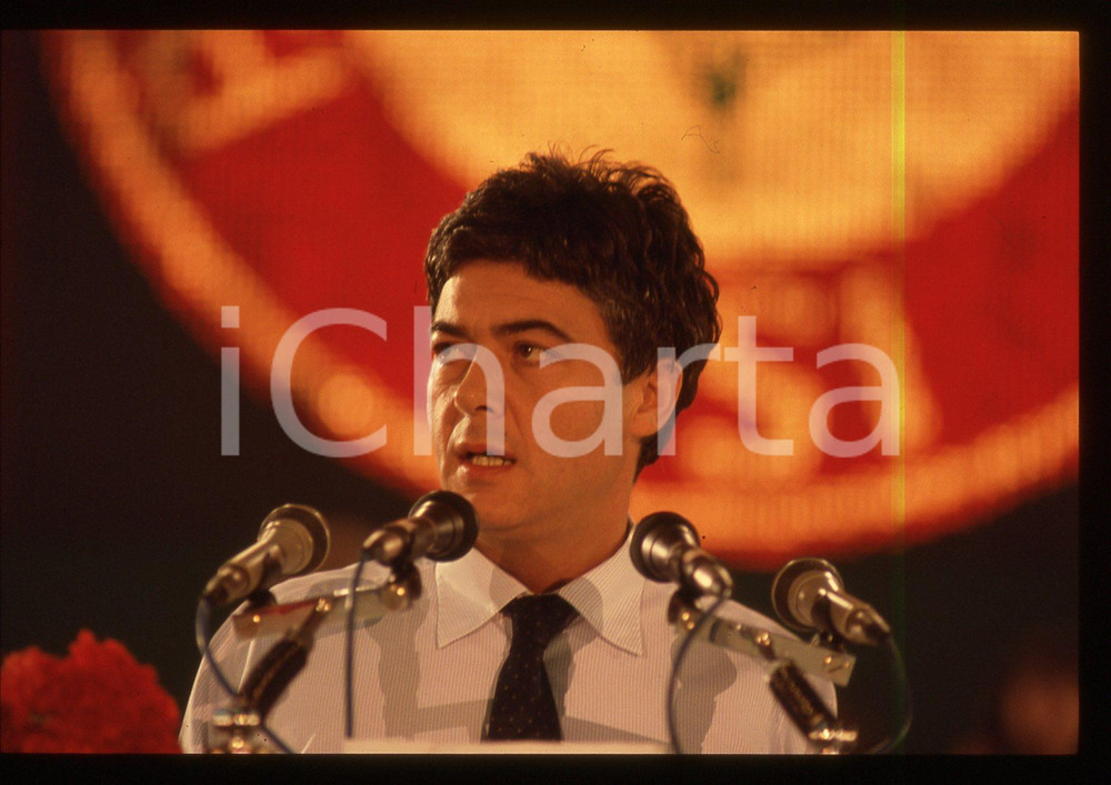 35mm vintage slide* 1987 RIMINI Claudio MARTELLI 44° Congresso PSI (16)