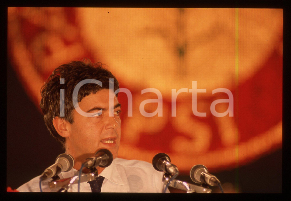35mm vintage slide* 1987 RIMINI Claudio MARTELLI 44° Congresso PSI (17)