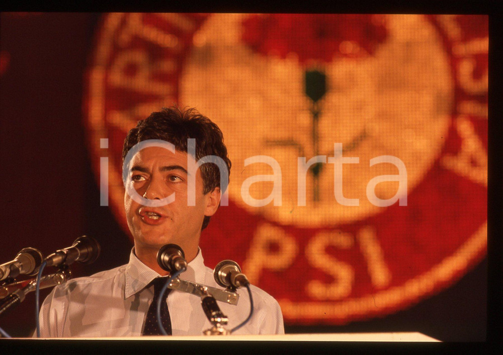 35mm vintage slide* 1987 RIMINI Claudio MARTELLI 44° Congresso PSI (28)