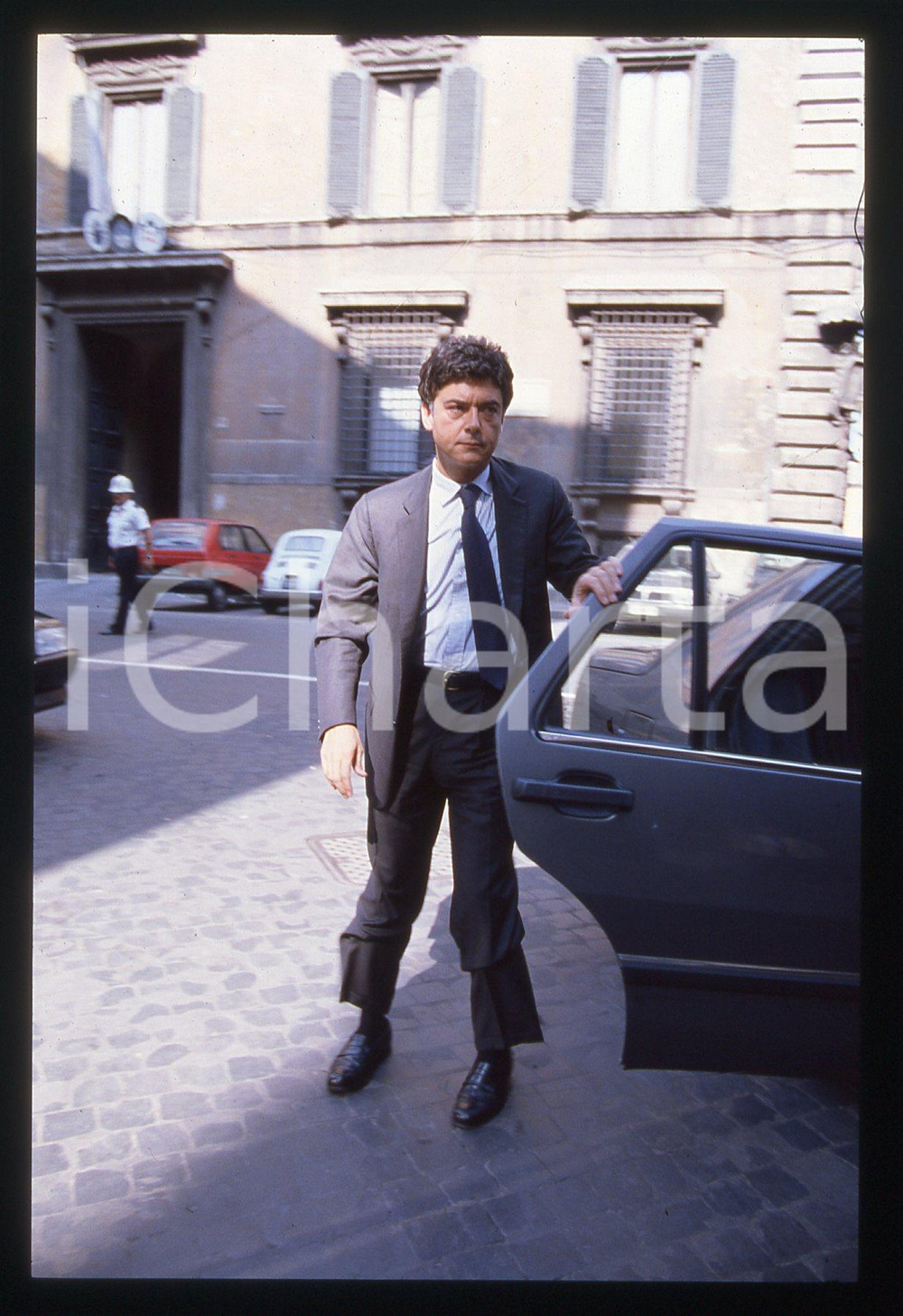 Fotografia d epoca originale 35mm vintage slide 1991 ca ROMA Claudio MARTELLI 2 1