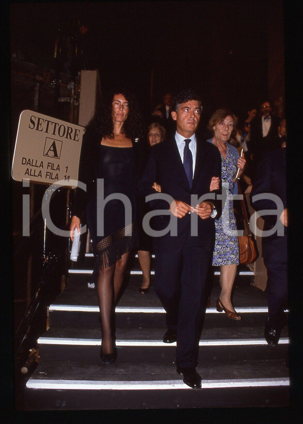 35mm vintage slide* 1990 ROMA Claudio MARTELLI Rosy GRECO (7)