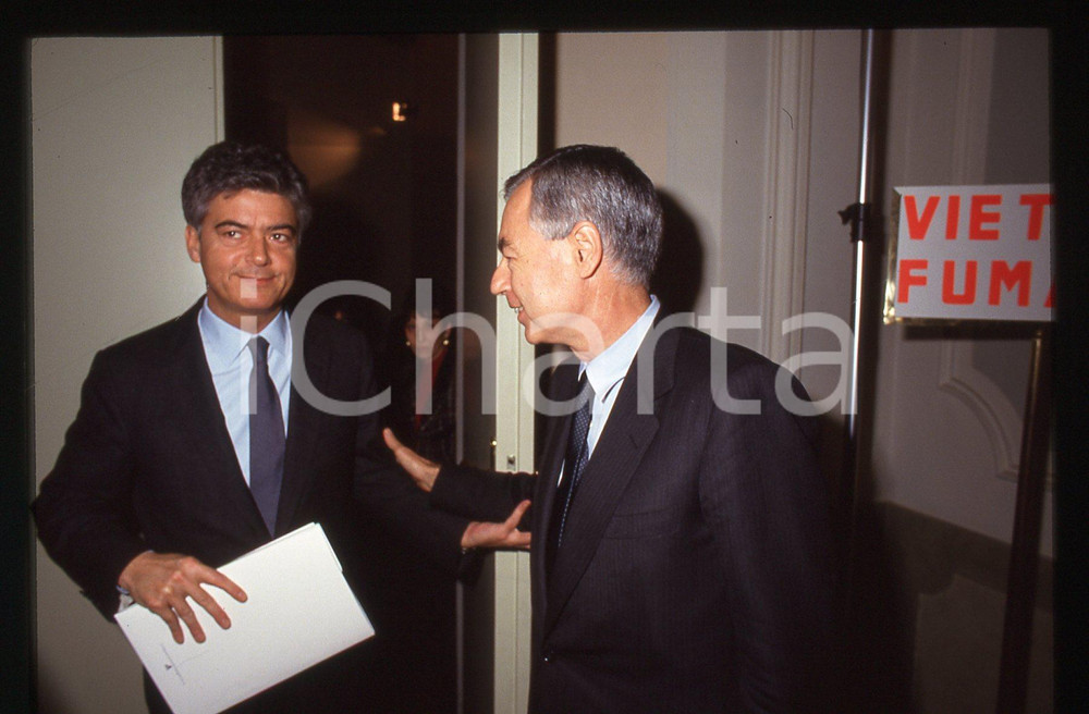 Fotografia d epoca originale 35mm vintage slide 1993 Claudio MARTELLI Paolo MARTELLI 2 1