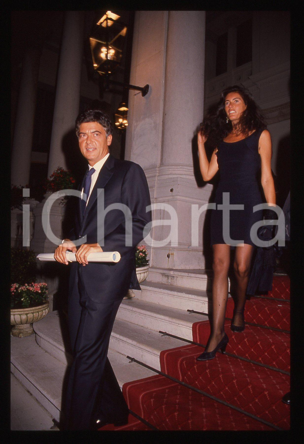 35mm vintage slide* 1990 ca Claudio MARTELLI Rosy GRECO (2)