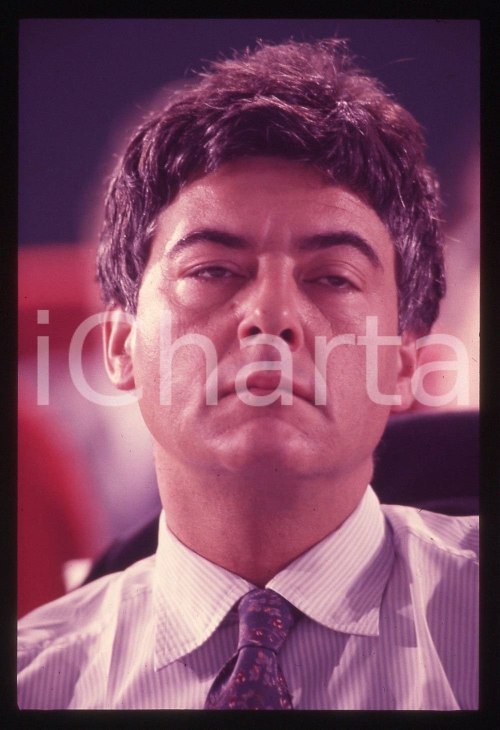 35mm vintage slide* 1989 MILANO Claudio MARTELLI Congresso PSI Ansaldo (66)