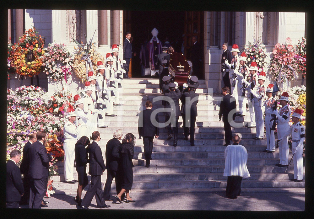 35mm vintage slide* 1990 PRINCIPATO DI MONACO Funerali di Stefano CASIRAGHI (5)