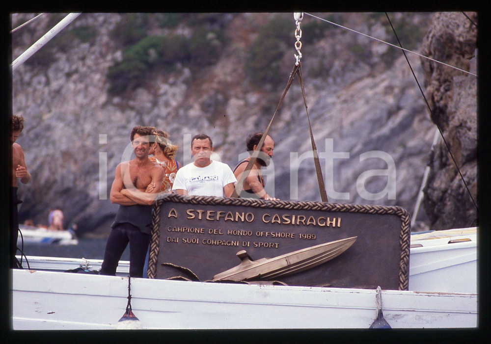 35mm vintage slide* 1991 PORTO ERCOLE Cerimonia per Stefano CASIRAGHI (5)