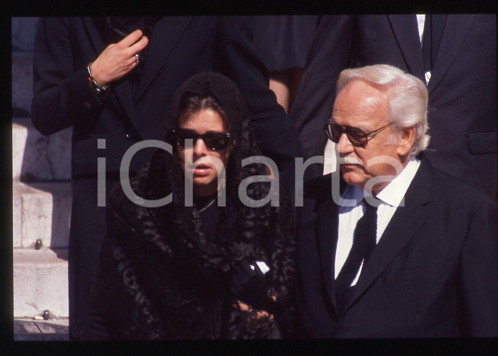 35mm vintage slide* 1990 PRINCIPATO DI MONACO Ranieri e Carolina DI MONACO (2)