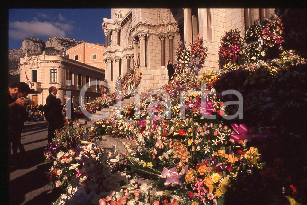 35mm vintage slide* 1990 PRINCIPATO DI MONACO Funerali di Stefano CASIRAGHI (14)