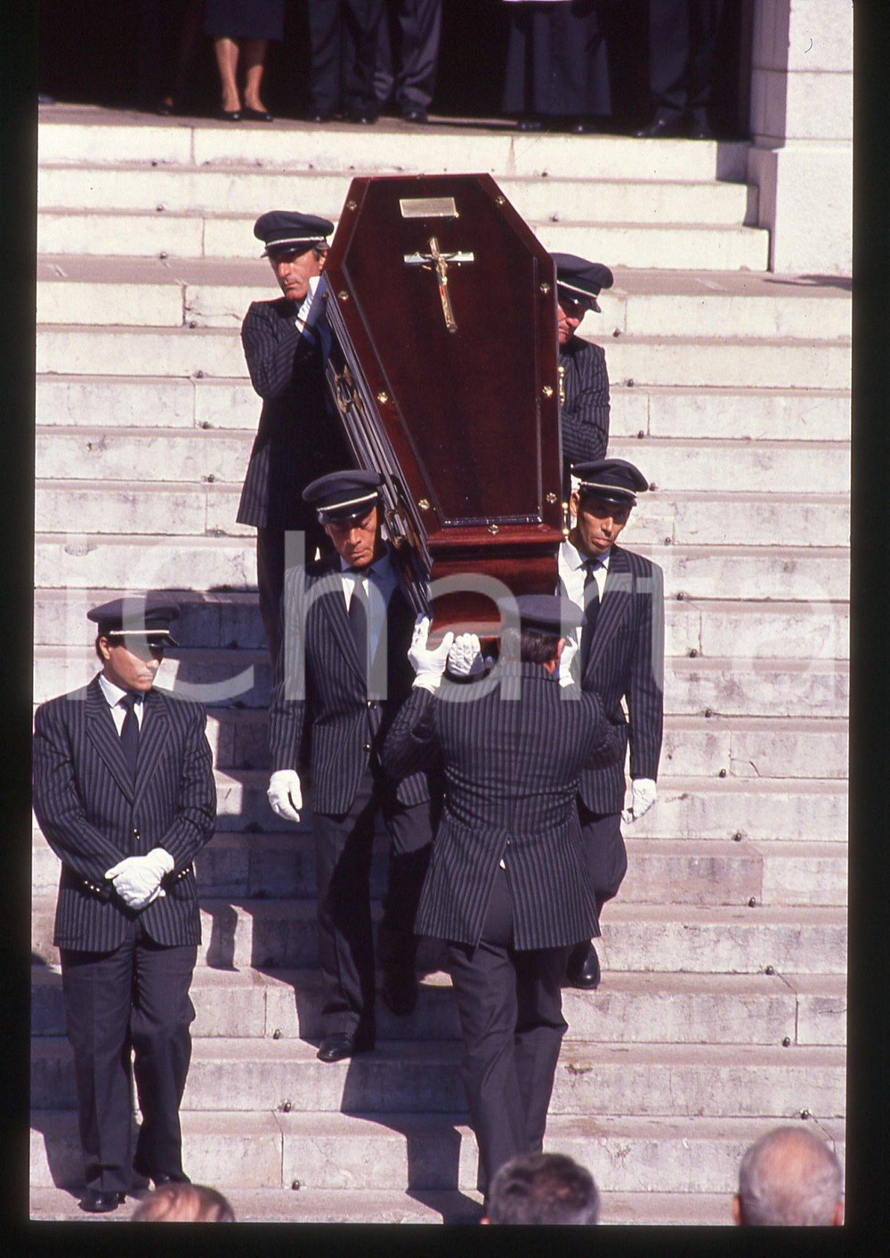 35mm vintage slide* 1990 PRINCIPATO DI MONACO Funerali di Stefano CASIRAGHI (19)