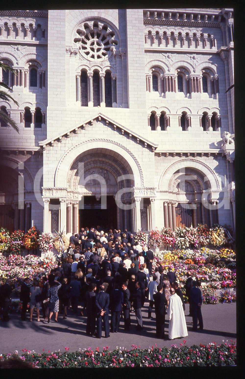 35mm vintage slide* 1990 PRINCIPATO DI MONACO Funerali di Stefano CASIRAGHI (28)