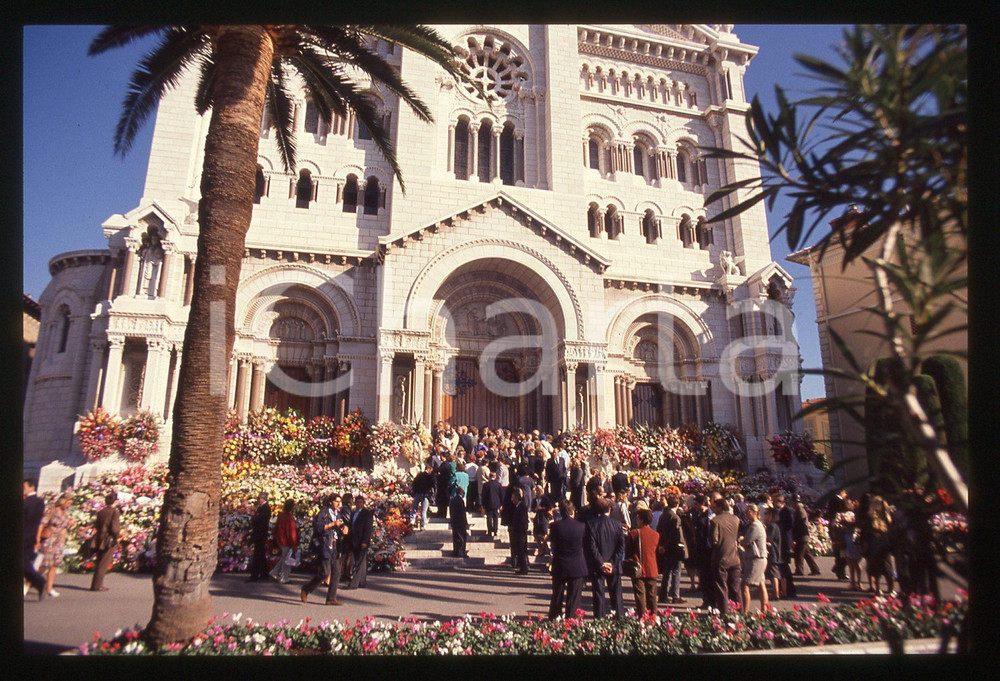 35mm vintage slide* 1990 PRINCIPATO DI MONACO Funerali di Stefano CASIRAGHI (29)