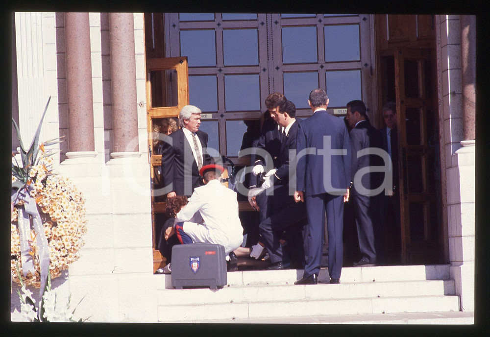 35mm vintage slide* 1990 PRINCIPATO DI MONACO Funerali di Stefano CASIRAGHI (36)