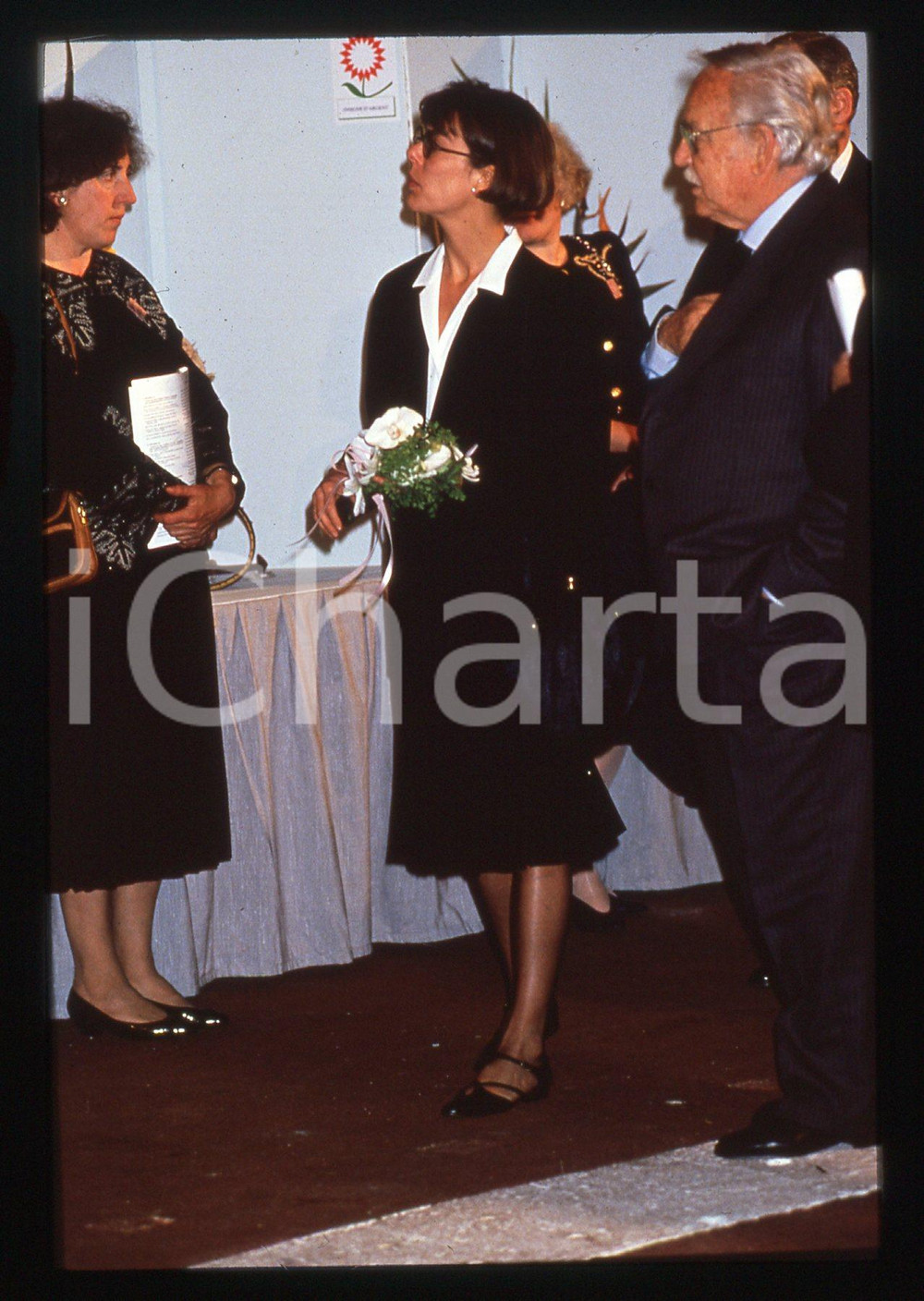 35mm vintage slide* 1992 ca Carolina e Ranieri III DI MONACO (1)