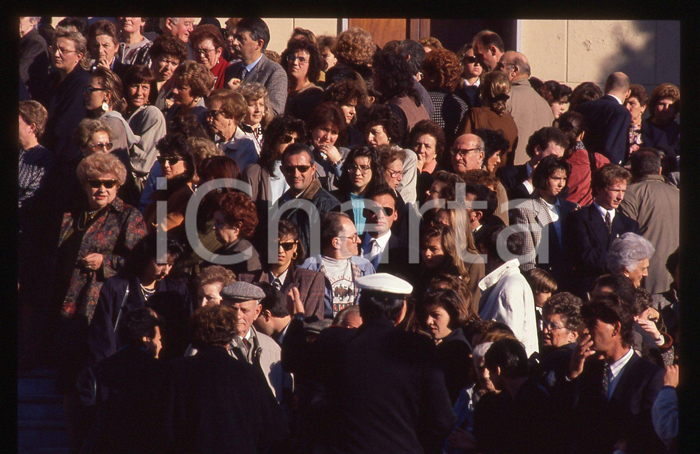 35mm vintage slide* 1990 FINO MORNASCO Cerimonia funebre Stefano CASIRAGHI (12)