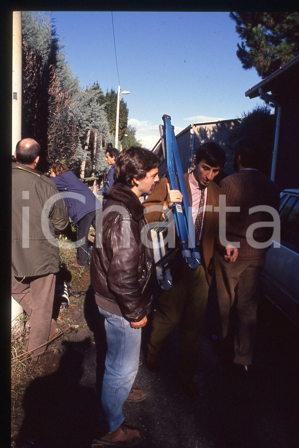 35mm vintage slide* 1990 FINO MORNASCO Fotografi fuori da casa CASIRAGHI (1)