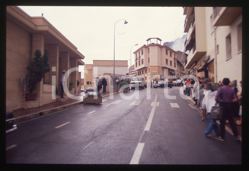 35mm vintage slide* 1990 PRINCIPATO MONACO Camera ardente Stefano CASIRAGHI (10)