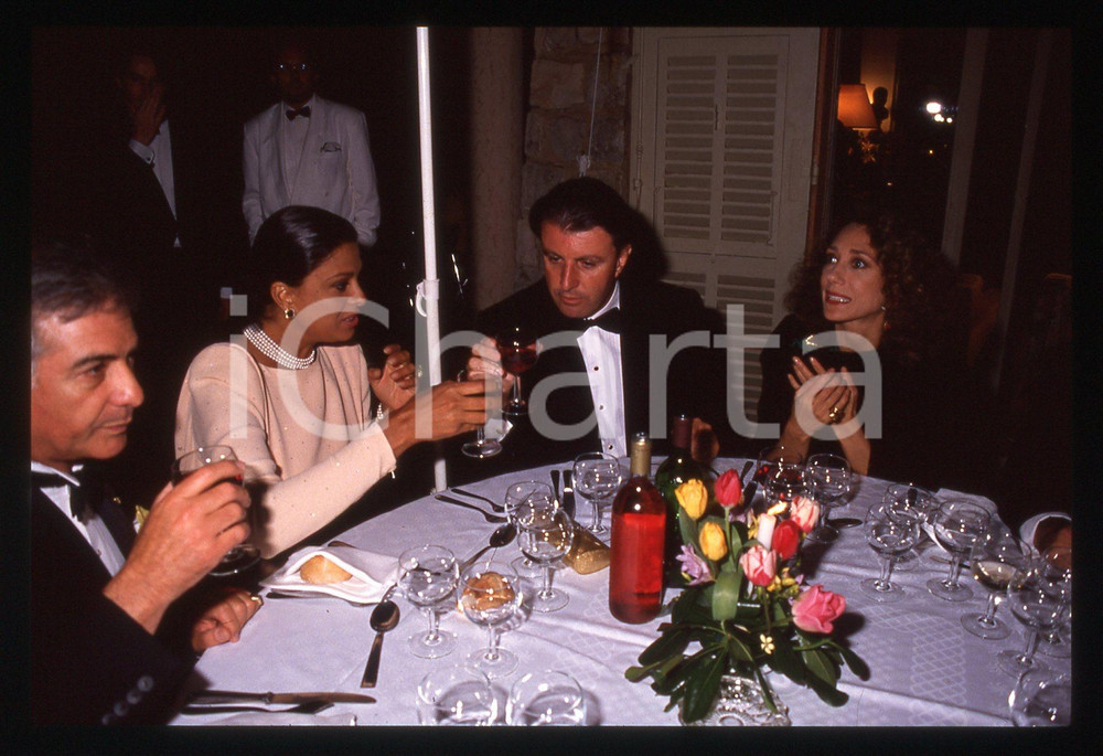 35mm vintage slide* 1990 ca Marisa BERENSON Greg DUBANE (3)