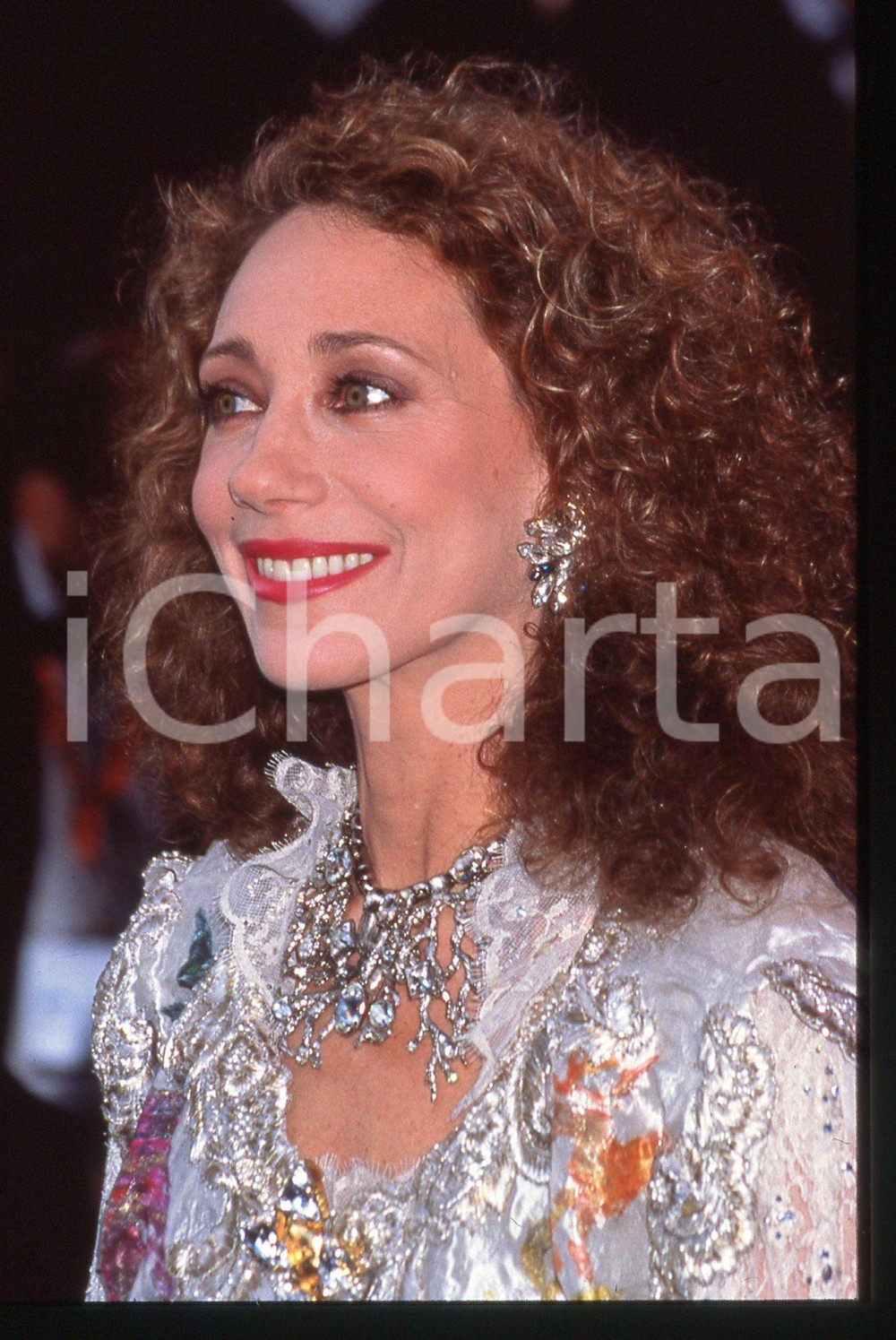 35mm vintage slide* 1994 CANNES Marisa BERENSON 47° Festival del cinema (1)