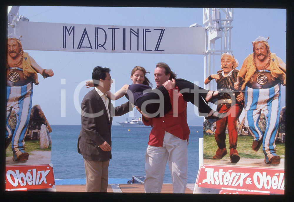 35mm vintage slide* 1998 CANNES Gérard DEPARDIEU Laetitia CASTA Festival (3)