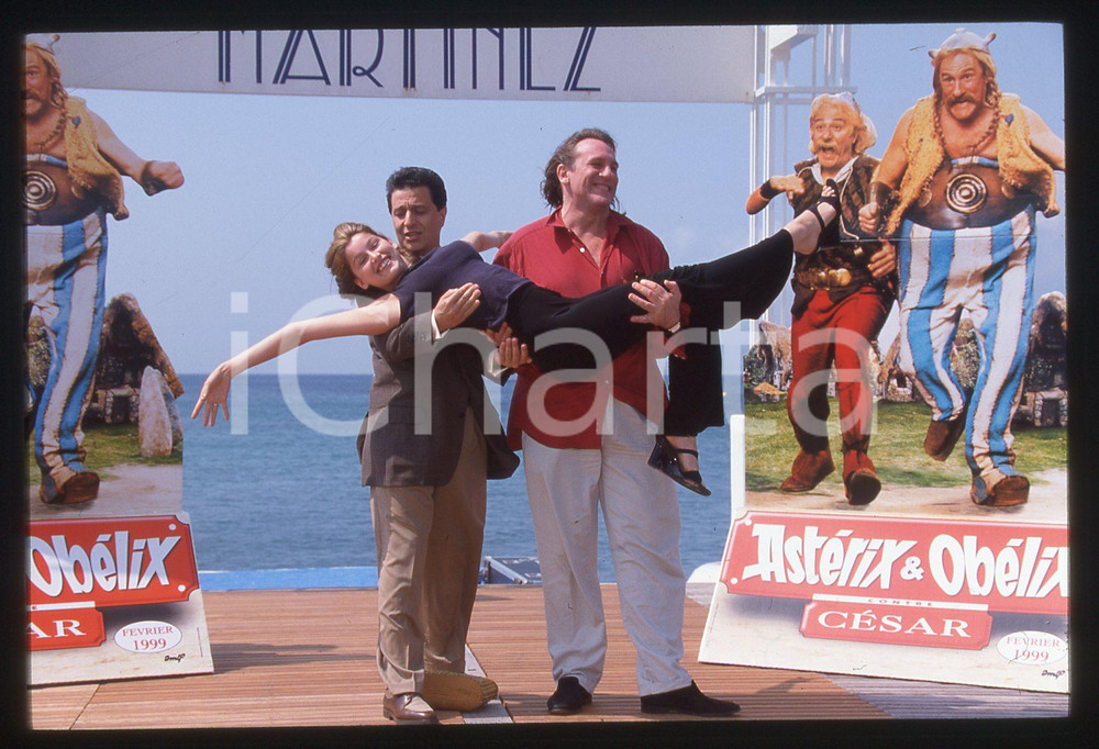 35mm vintage slide* 1998 CANNES Gérard DEPARDIEU Laetitia CASTA Festival (8)