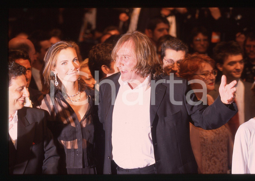 35mm vintage slide* 1998 CANNES Gérard DEPARDIEU Carole BOUQUET Festival (2)