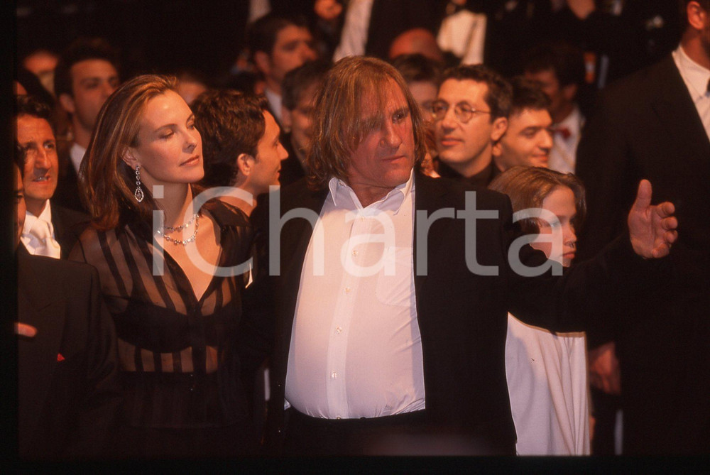 35mm vintage slide* 1998 CANNES Gérard DEPARDIEU Carole BOUQUET Festival (3)