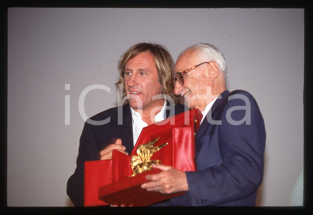 35mm vintage slide* 1997 VENEZIA Gérard DEPARDIEU Mario MONICELLI Festival (2)