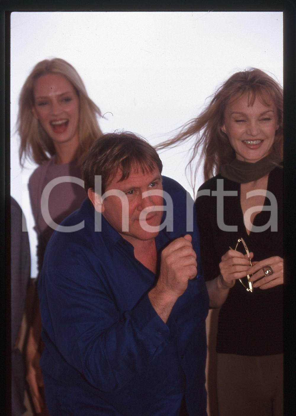 35mm vintage slide* 2000 CANNES Gérard DEPARDIEU Uma THURMAN Festival (3)