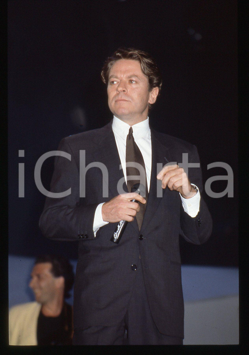 35mm vintage slide* 1989 BARI AZZURRO 89 Robert PALMER al Teatro Petruzzelli 27