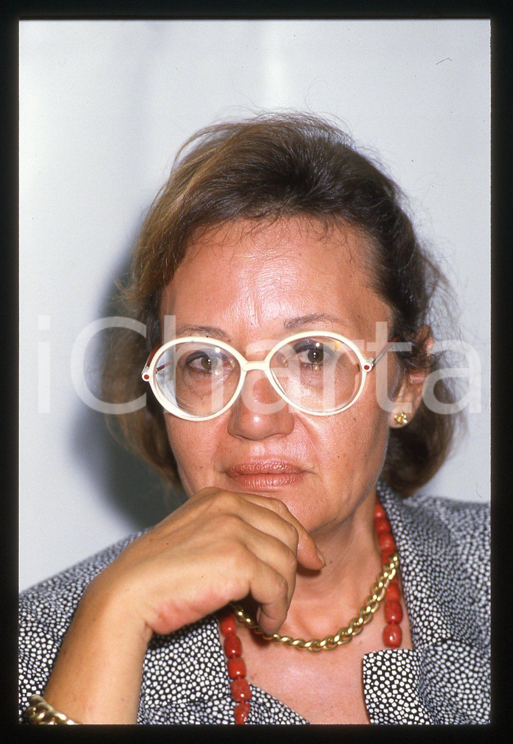 35mm vintage slide* 1988 ITALIA COSTUME Maria VENTURI Ritratto scrittrice (5) 
