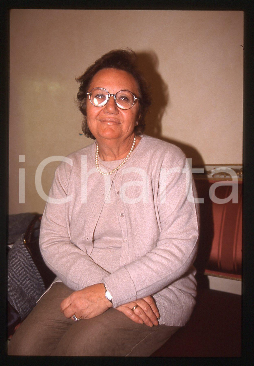 35mm vintage slide* 1990ca ITALIA COSTUME Maria VENTURI Ritratto scrittrice (7)