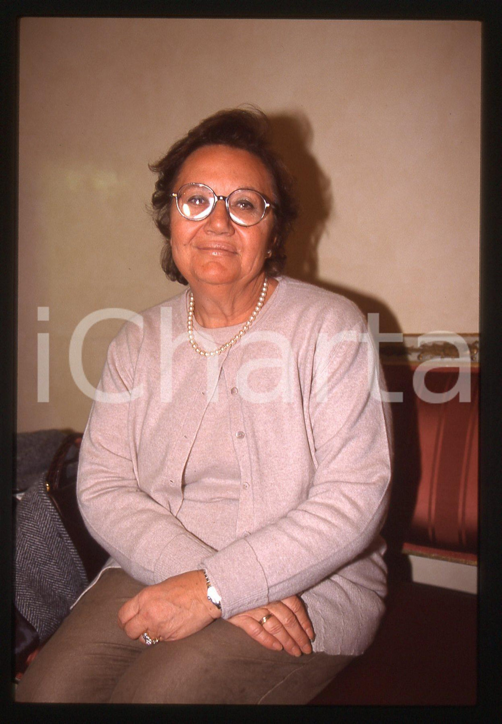 35mm vintage slide* 1990ca ITALIA COSTUME Maria VENTURI Ritratto scrittrice (8)