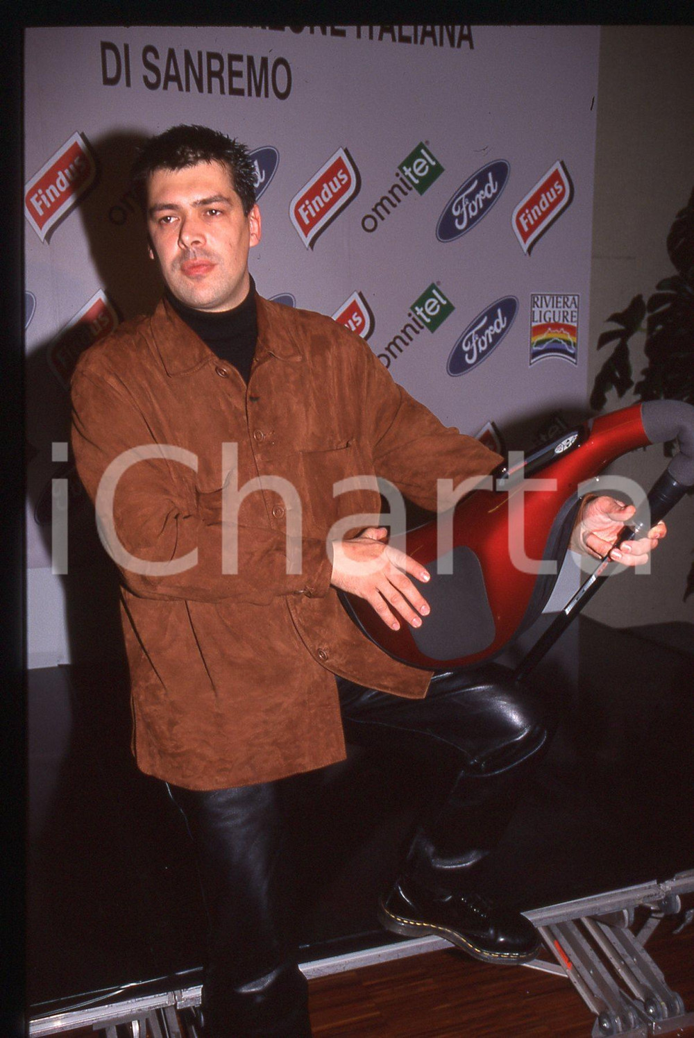 35mm vintage slide* 2000 SANREMO - HEVIA José Ángel Hevia VELASCO Ritratto (2)