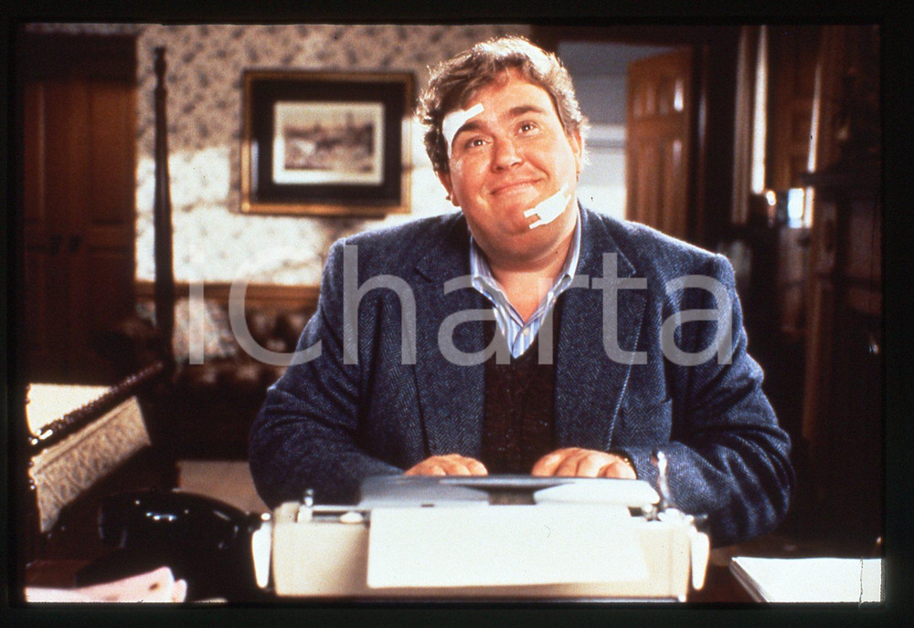 35mm vintage slide* 1991 DELIRIOUS John CANDY in una scena del film (1)