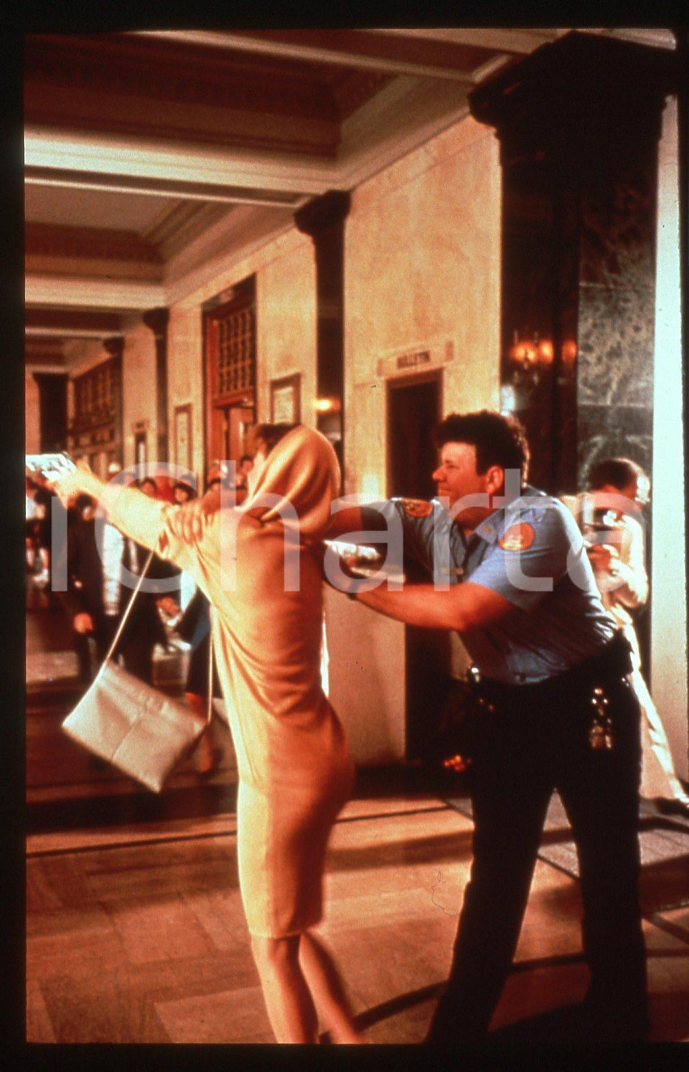 35mm vintage slide* 1989 FALSE WITNESS Teri AUSTIN in una scena del film (1)