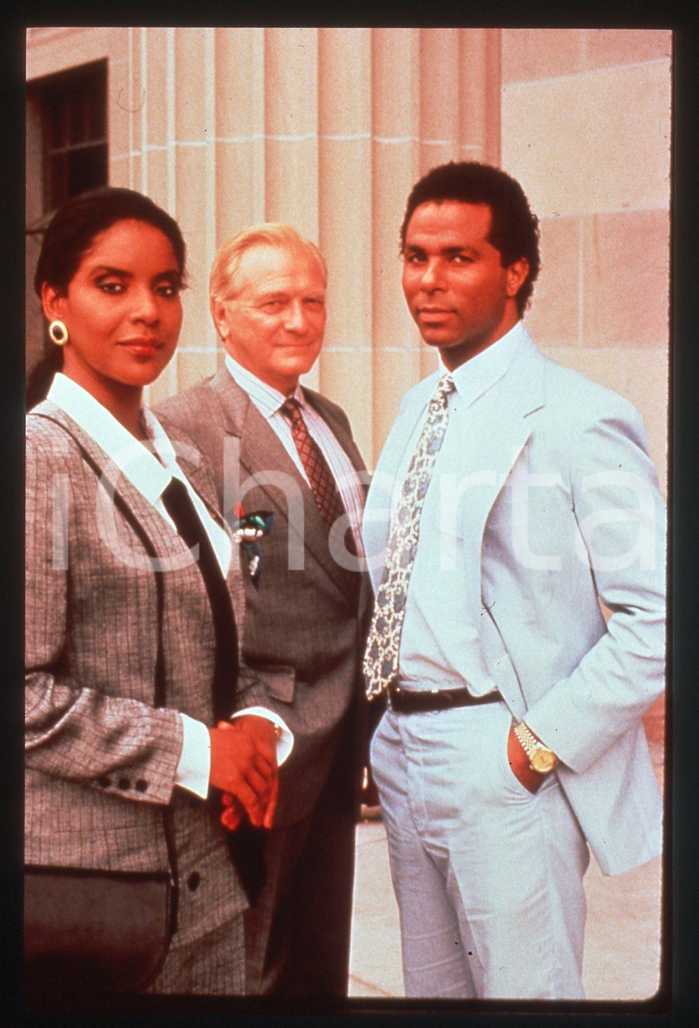 35mm vintage slide* 1989 FALSE WITNESS George GRIZZARD Phyllicia RASHAD 