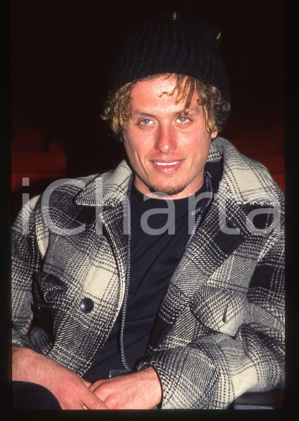 35mm vintage slide* 1995ca ITALIA MUSICA Niccolò FABI Ritratto del cantante (4)